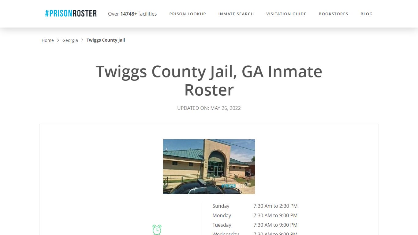 Twiggs County Jail, GA Inmate Roster - Inmate Locator